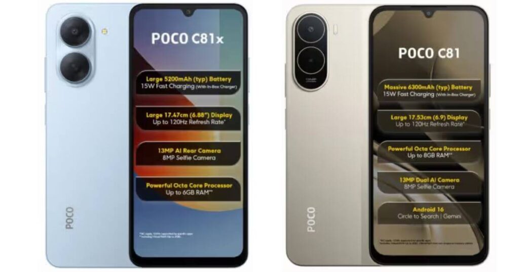 POCO C81X And POCO C81